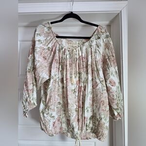 Beautiful Floral Ralph Lauren Denim & Supply Boho Blouse